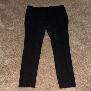LOFT Petites Charcoal Ponte Front Seam Pants - size 8P.  B9